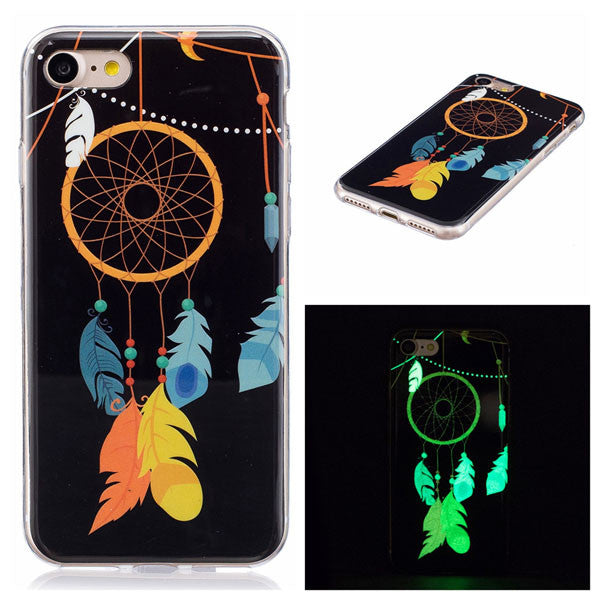 Phone cases For iphone 5 5s SE 6 6s 7 Plus Cover Ultra Thin Soft TPU Luminous Case For Samsung Galaxy S6 S7 edge S5 A3 A5 J3 J5