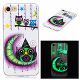 Phone cases For iphone 5 5s SE 6 6s 7 Plus Cover Ultra Thin Soft TPU Luminous Case For Samsung Galaxy S6 S7 edge S5 A3 A5 J3 J5