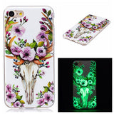 Phone cases For iphone 5 5s SE 6 6s 7 Plus Cover Ultra Thin Soft TPU Luminous Case For Samsung Galaxy S6 S7 edge S5 A3 A5 J3 J5