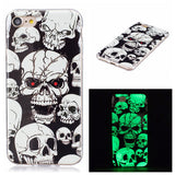 Phone cases For iphone 5 5s SE 6 6s 7 Plus Cover Ultra Thin Soft TPU Luminous Case For Samsung Galaxy S6 S7 edge S5 A3 A5 J3 J5