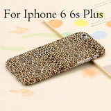 Ultra thin 360 Case + Glass Film Protector Phone Cases For iPhone 6 6s Plus Cover Full Body 3D Embossed Matte Flower Hard Shell