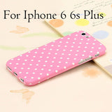 Ultra thin 360 Case + Glass Film Protector Phone Cases For iPhone 6 6s Plus Cover Full Body 3D Embossed Matte Flower Hard Shell