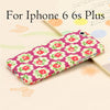 Ultra thin 360 Case + Glass Film Protector Phone Cases For iPhone 6 6s Plus Cover Full Body 3D Embossed Matte Flower Hard Shell