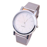 Smilelee 2017 New Classic Womens Quartz Stainless Steel Wrist Watch Lady style Luxury Silver Women Wristwatch