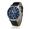 Genviva 2017 NEW Luxury Brand Men Sport Watches Leather Quartz Clock Man Army Military Leather Wrist Watch Relogio Masculino