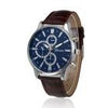 Genviva 2017 NEW Luxury Brand Men Sport Watches Leather Quartz Clock Man Army Military Leather Wrist Watch Relogio Masculino