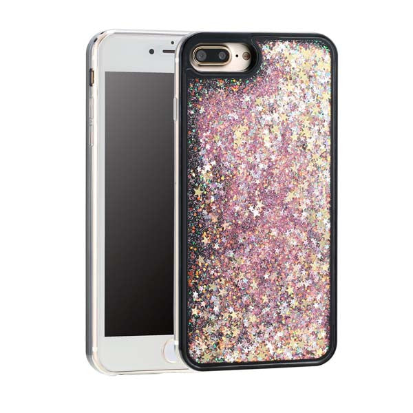 Bling Glitter Love Heart Dynamic Liquid Quicksand Stars Case For Iphone 6 6S 6Plus 7 7 Plus Cover Soft TPU GEL Phone Cases Shell - ilovealma