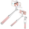 Mini Portable Monopod Selfie Stick For Iphone Samsung Android IOS Luxury Handheld Extendable Wired Palo Self Sticks High Quality
