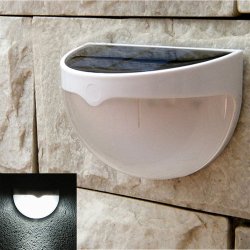 Waterproof 6LED Garden Light Solar LED Panel Lamp Sensor Auto ON/OFF Outdoor Night Lights For Wall Courtyard Lighting Sun Light