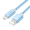 Robotsky Micro USB Cable 5V 2A Fast Charging 1m 1.5m Metal Nylon Braid Micro USB 2.0 Data Line For Huawei P8 Lite Xiaomi Samsung