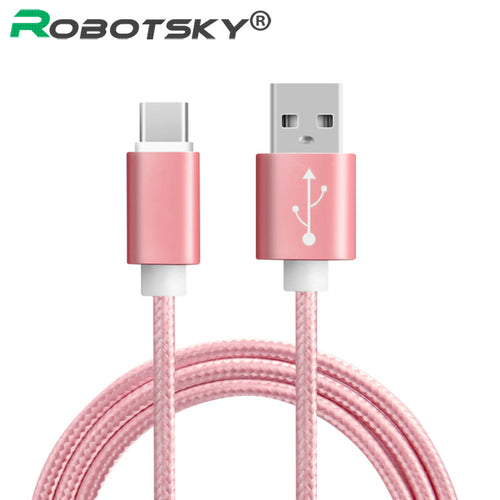 USB Type C Cable 0.25m 1m 1.5m 2m Nylon Braided Type-C Charger Cabo For Xiaomi 4C Nexus 5X 6P OnePlus 2 LG USB-C Charge Charging