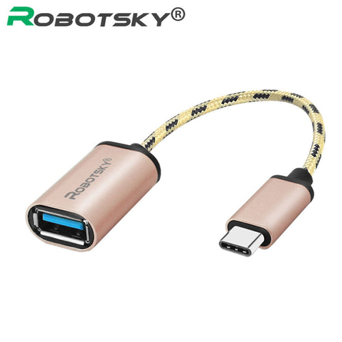 USB Type C Adapter Male To USB 3.0 Female Converter Type-C OTG Data Cable Connector For Huawei P9 Xiaomi 4C Samsung Galaxy S8 LG