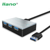 llano USB 3.0 HUB Super Speed External 4 Port USB Splitter With USB 3.0 Data Cable For Laptop Tablet Keyboard Mouse Charger Cabo