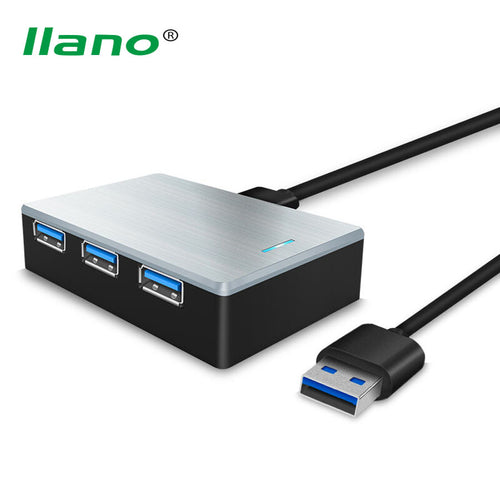 llano USB 3.0 HUB Super Speed External 4 Port USB Splitter With USB 3.0 Data Cable For Laptop Tablet Keyboard Mouse Charger Cabo