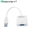USB 3.0 to VGA Adapter USB3.0 to VGA HD Converter Male To Female Video Graphic Card Display External Cable For Windows 7 8 XP