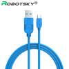 Robotsky Micro USB Cable 1m 5V 2A Fast Charging USB Data Charger Cabo For Xiaomi Samsung Huawei Meizu Mobile Phone Charge Cables