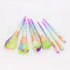 zwellbe 7/12Pcs Diamond Shape Makeup Brushes Set Beauty Cosmetic Eyeshadow Lip Powder Face Pinceis Tool Kabuki Brush Kits Pincel