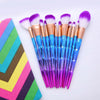 zwellbe 7/12Pcs Diamond Shape Makeup Brushes Set Beauty Cosmetic Eyeshadow Lip Powder Face Pinceis Tool Kabuki Brush Kits Pincel