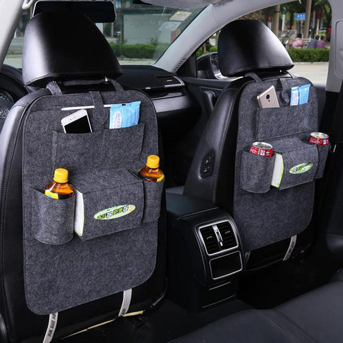 Car Back Seat Storage Bag Car Seat Cover Organizer Trash Net Holder Multi-Pocket  Holder for Organizer Auto Storage Pouch - ilovealma
