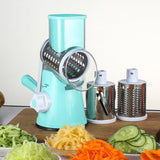 New Round Slicer Graters Vegetable Cutter Manual Potato Carrot Plastic Slicer Cheese Grater Stainless Steel Blades Kitchen Tool