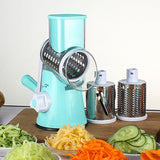 New Round Slicer Graters Vegetable Cutter Manual Potato Carrot Plastic Slicer Cheese Grater Stainless Steel Blades Kitchen Tool