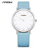 SINOBI Ladies Leather Luxury Geneva Quartz