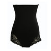 waist trainer 2017 Sexy Women Shape Control Briefs Lace Cut Out Postpartum Slim Seamless Body Shaper Black/Beige