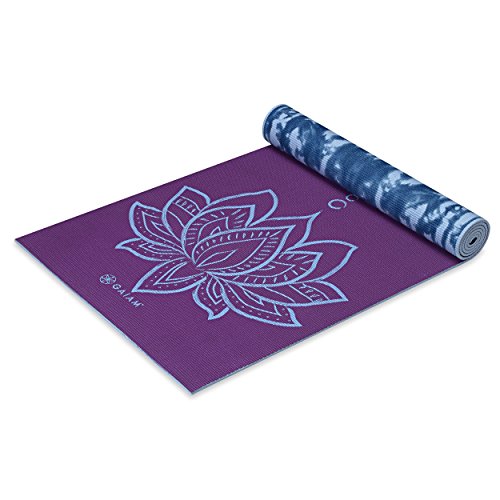 Gaiam Print Premium Reversible Yoga Mats