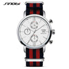 SINOBI James Bond Inspired Design Sports Chronograph Geneva Quartz