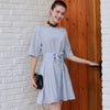 Fashion Women Dress Vintage Mini Summer Dress 2017 Vestidos Office Dress A-line Slim Tunic Dress